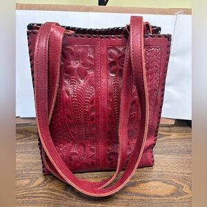 Leaders In Leather Red Tote Bag